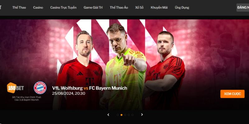 188BET Các sản phẩm cá cược nổi bật tại 188BET